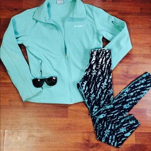 Nike leggings! Aqua to mint ombré! 😍