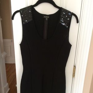 Bebe feather Bodycon dress