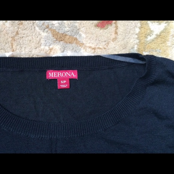 Merona from Target black tunic top/sweater