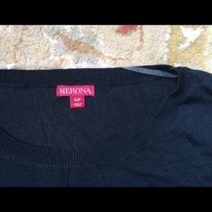 Merona from Target black tunic top/sweater