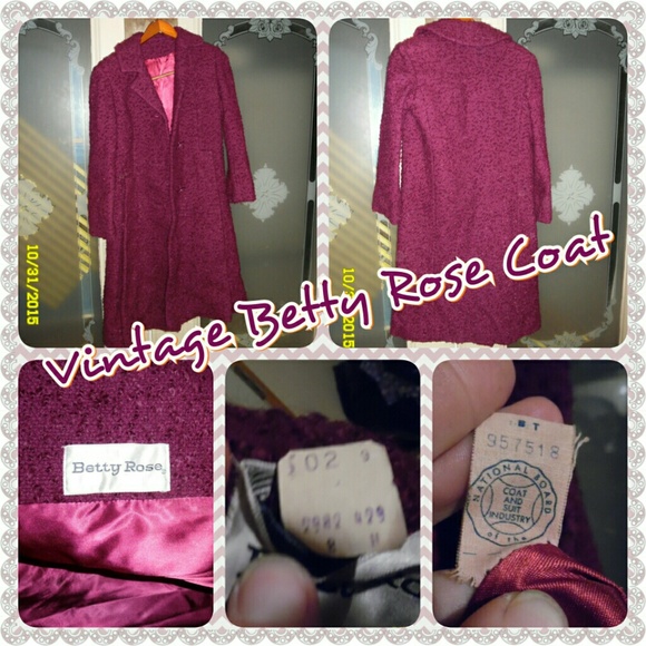Vintage Jackie-O overcoat by Betty Mae