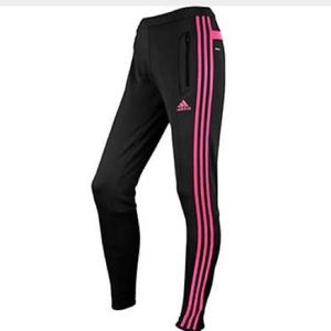 Pink Stripped Adidas Joggers