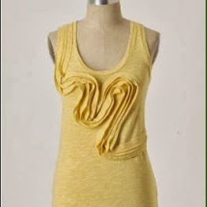 Anthropologie 'winding road' tank XS