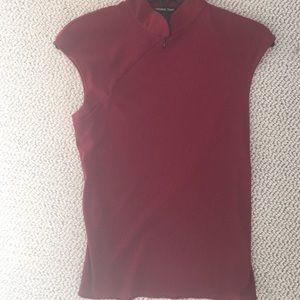 Vivienne Tam sleeveless mesh top.