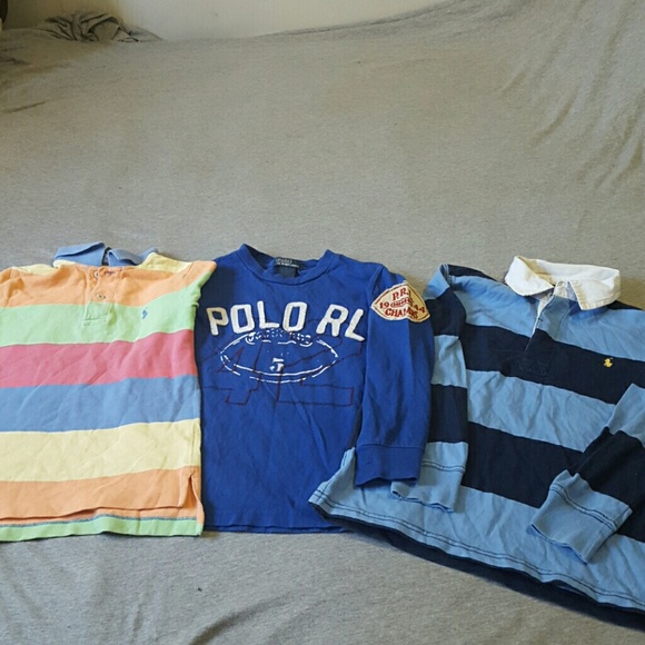 3 Polo Shirts size 5 kids