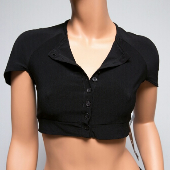 Snap Black Cardigan