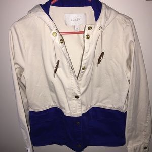 JCrew Color block jacket