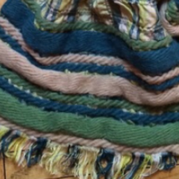 Guillaume De Mons Patchwork Boho Scarf HP - Picture 2 of 3