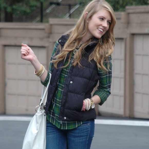 GAP quilted down vest