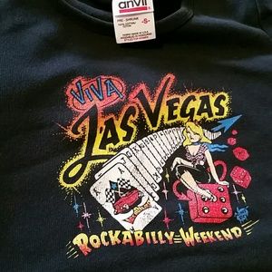 VLV tee! From the early vlv days! Rockabilly pinup
