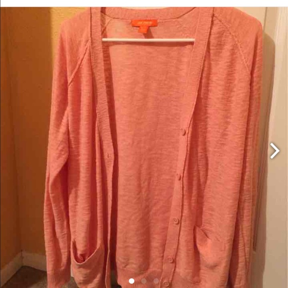 Coral Cardigan Size M
