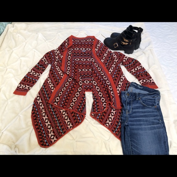 Open cardigan