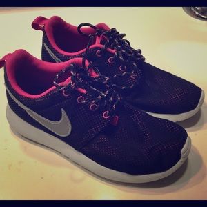 Pink and black Nike