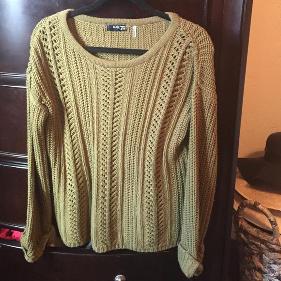 Olive green sweater!
