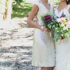 Ralph Lauren Gold Shimmer Dress