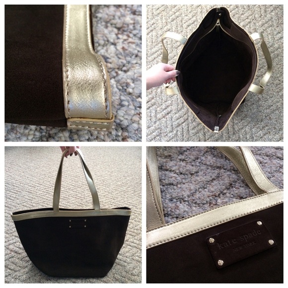 Kate Spade Suede Zip Tote - Picture 2 of 4