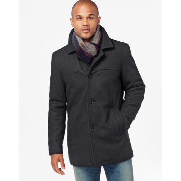Tommy Hilfiger MEN'S wool peacoat
