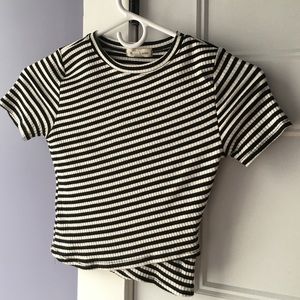 NEED IT GONE URBAN OUTFITTERS STRIPED CROP TOP