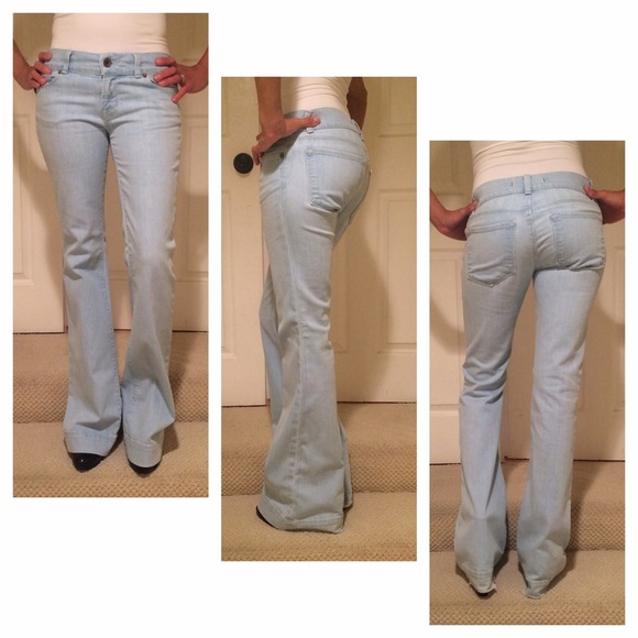J Brand Light denim bell bottom Jean