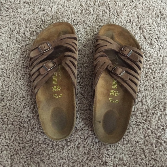 Light brown Birkenstocks, perfect condition!