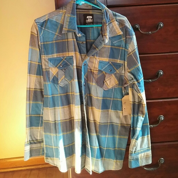 NWT mens large flannel