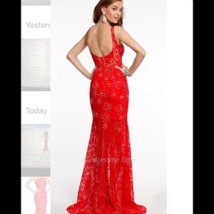 Jovani Evening Dresses Red