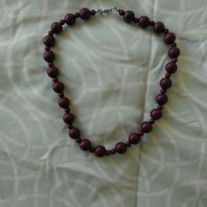 Purple Bead Necklace