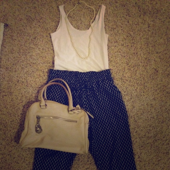 Authentic Michael Kors off white purse