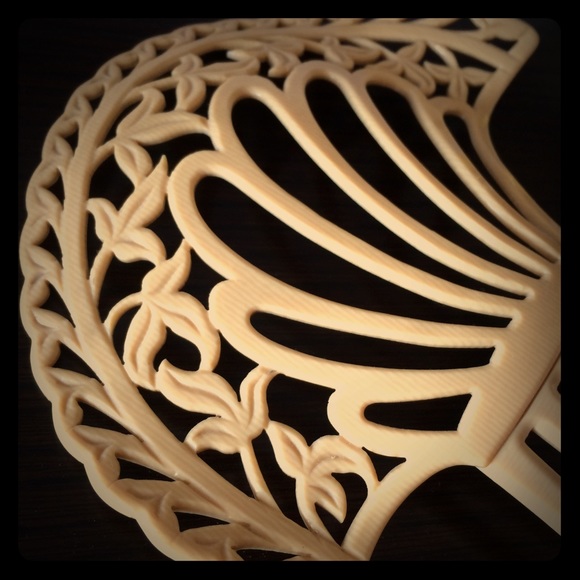 Vintage French celluloid comb