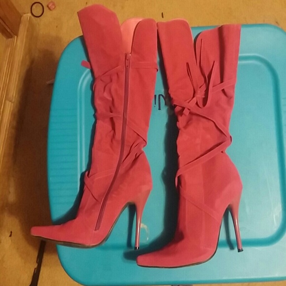 Hot Pink Boots