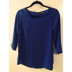 Royal blue shirt