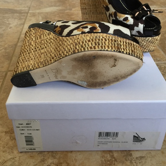 Gorgeous Dior wedge platforms - Picture 3 of 3