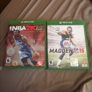 Nba 2k15 & Madden 15