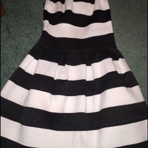 Black and White formal dress