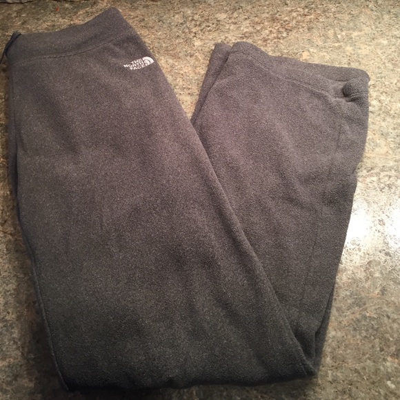 North Face fleece drawstring pants