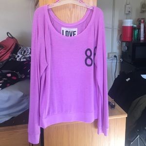 *TRADED* Purple Victoria's Secret sweatshirt