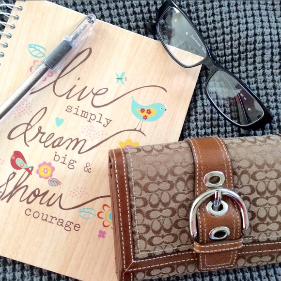 Coach Soho Mini C Signature Compact Wallet