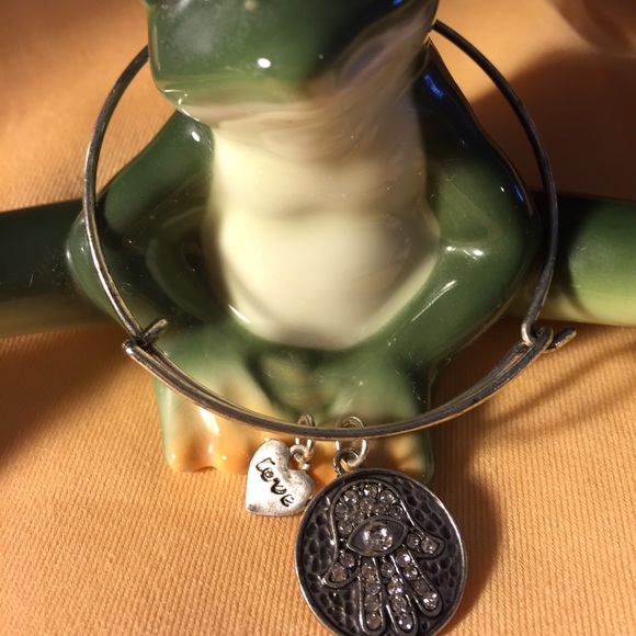Silver Hamsa bracelet