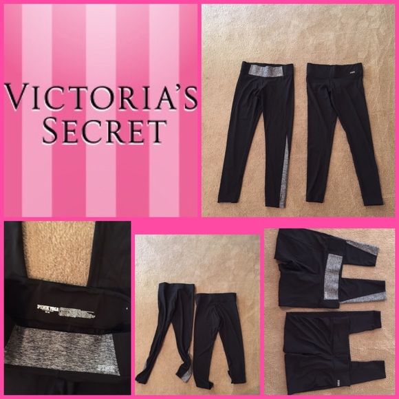 2 pair Victoria Secret yoga pants size medium