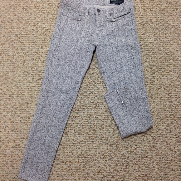 All saints printed jeans