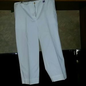 Lauren by Ralph Lauren white capris