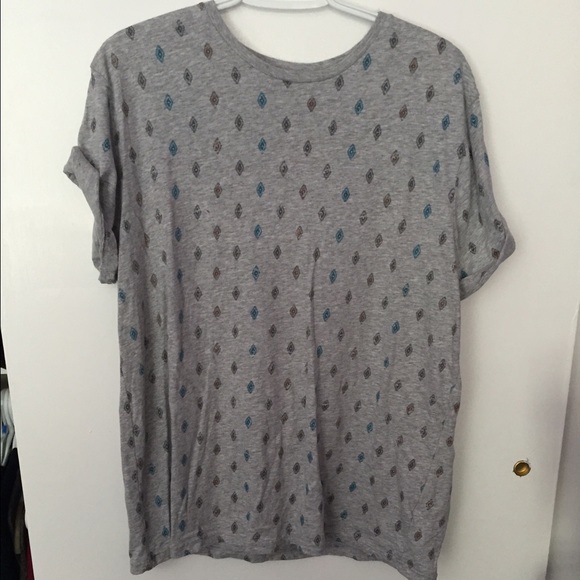 Men's Crew Gray with Diamonds