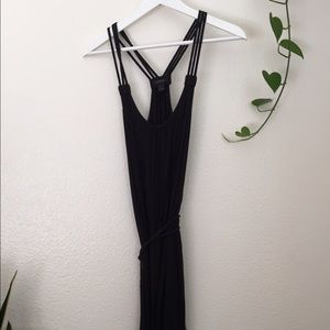 🍀SOLD🍀Hipster black dress with braided straps