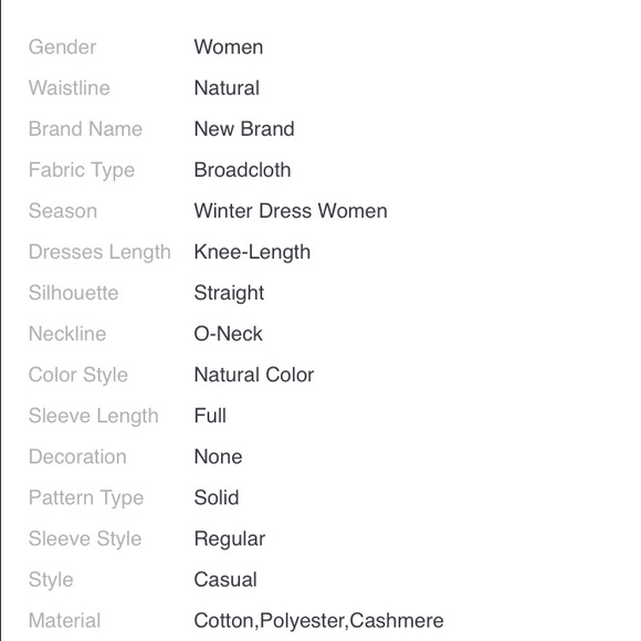 Pretty Winter Dress - Picture 4 of 4