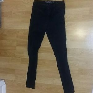Black stretch American Eagle jeans