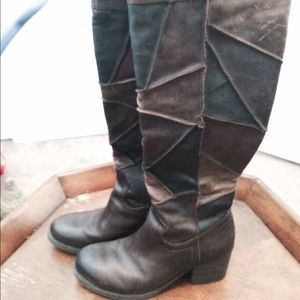 Carlos patchwork boots