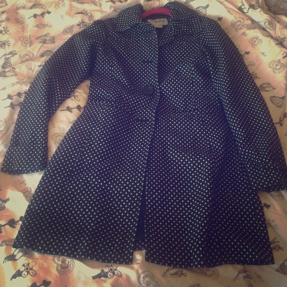 Banana Republic Jackets & Blazers - Polka dot Pea coat