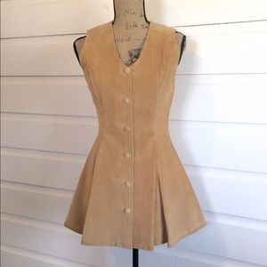 Bisou Bisou Genuine Suede Top