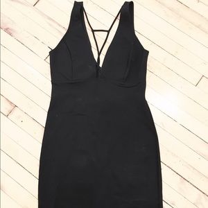 Forever21 black sleeveless mini dress