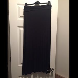 Long Black Maxi Skirt